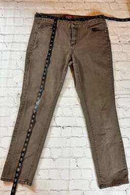 One Love Authentic Denim Women's Brown Embellished Pocket Jeans Size 12